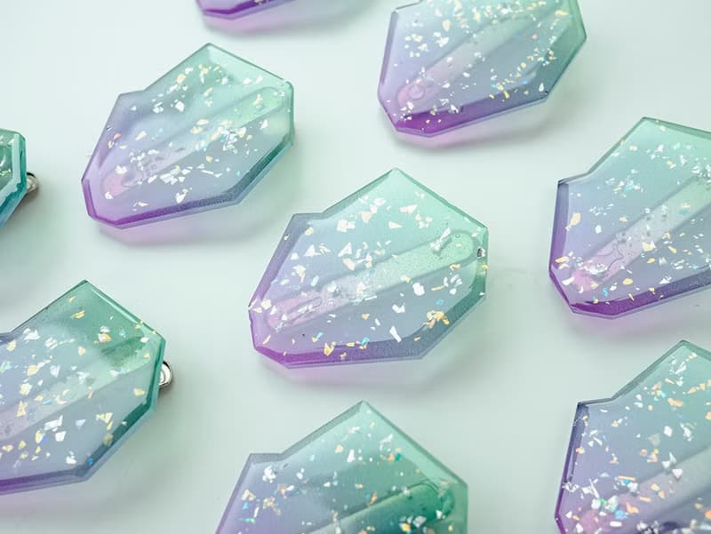 CRUSH | 琥珀糖 * 星球 幾何 壓克力 漸層 日系 可愛 髮飾 髮夾