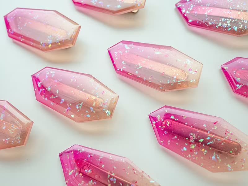 CRUSH | 琥珀糖 * 星球 幾何 壓克力 漸層 日系 可愛 髮飾 髮夾