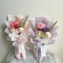 母親節永生康乃馨花束 永生康乃馨 乾燥花 母親節花束 送禮