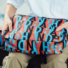 【HotSummer】二件組 北歐設計防潑水 旅行家居雜物袋收納包 字母