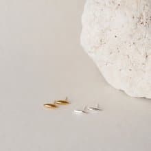 スティックオーバルピアス / イヤリングクリップ