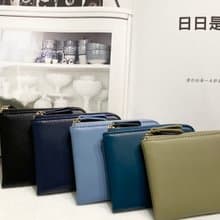 【福袋】共8色 任選2個 真皮 L型錢包 短夾 皮夾 零錢包 母親節