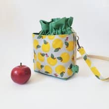 糖果束口包 防潑水水桶包 側背包-梨想成真 黃 小紅帽大野狼