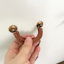復古皮革拉把 // 復古風格 // 極簡 /// 古典櫥櫃手把 //皮革門把