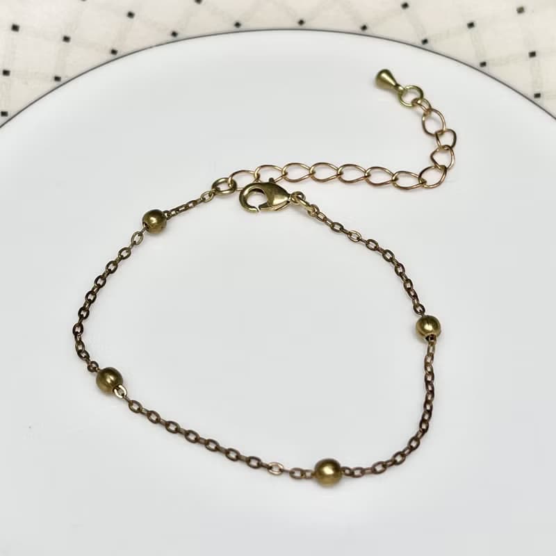 老林雜貨 | 小銅珠手鍊