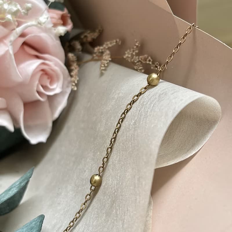 老林雜貨 | 小銅珠手鍊