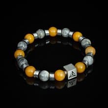 向日葵 |  夢幻拉長石 |  黃玉髓  |  水晶手鍊