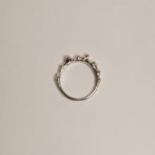 泡泡戒 Bubble ring│ 純銀細戒指