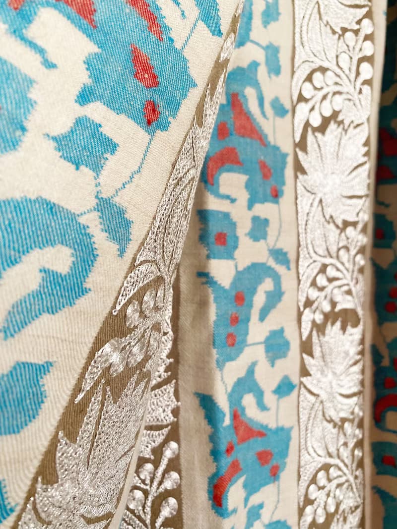 母親節首選Hand Woven Kani Pashminawith Tilla 頂級卡尼披肩