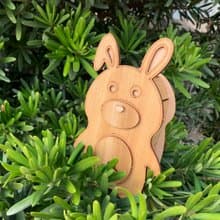 【手作DIY】兔子造型 木製存錢筒 可愛 擺飾 木質 實用 情人節