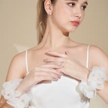 【New】Florence 甜美花朵短手套(配件)