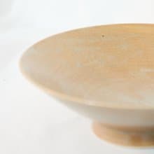 手造餐具－卡其沙丘色淺盤深碟
