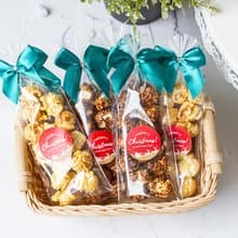 聖誕節禮贈品-閃耀耶誕迎新年輕巧包爆米花-焦糖/巧克力2口味可選