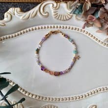 -莊園秘境- 天然水晶手鍊 / 黃銅手鍊