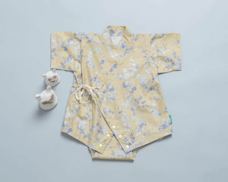 包屁甚平-花56 和服 浴衣 寶寶 抓周 新生兒 彌月 禮盒新生兒
