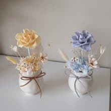 永生玫瑰盆花 兩色 情人節禮物 開幕盆花 居家擺設 送禮