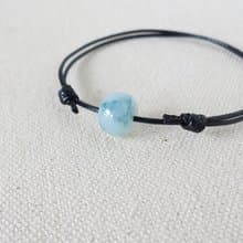 本命年【幸運路路通】飄花翡翠韓國蠟線手鍊*Lga07*招財、防小人