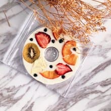 水果巧克磚-白色圓舞曲