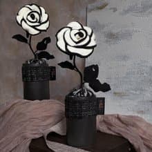 Mustflor 工坊典藏系列 - 玫瑰 -手工針織玫瑰 盆花