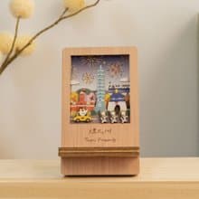【微風景手機架-煙火101】台灣紀念品 / 名片 / 辦公小物