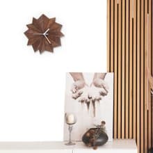 精美的有機掛鐘採用美國胡桃木貼面 - Origami胡桃木