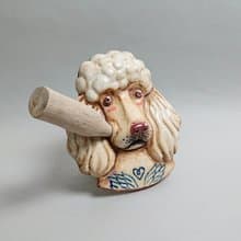 貴賓犬擴香器03(手工陶製品)