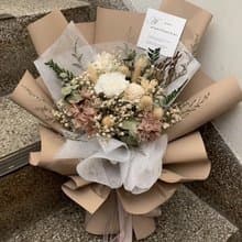 【現做永生玫瑰花束】畢業花束　母親節花束　生日送禮花束