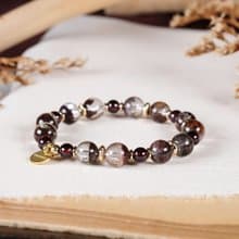 紅幽靈 石榴石 手鍊 天然礦石水晶