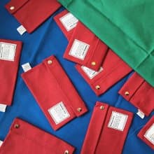CLUTCH BAG HAWAII : RED