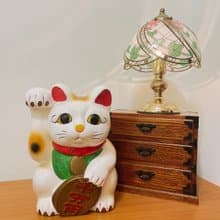 早期大型招財貓存錢筒