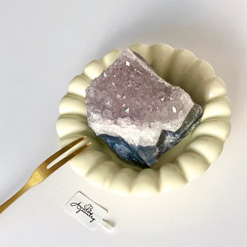 Crystal Corner 隅石丨原礦合集丨芋泥鮮奶蛋糕丨淨化丨療癒水晶