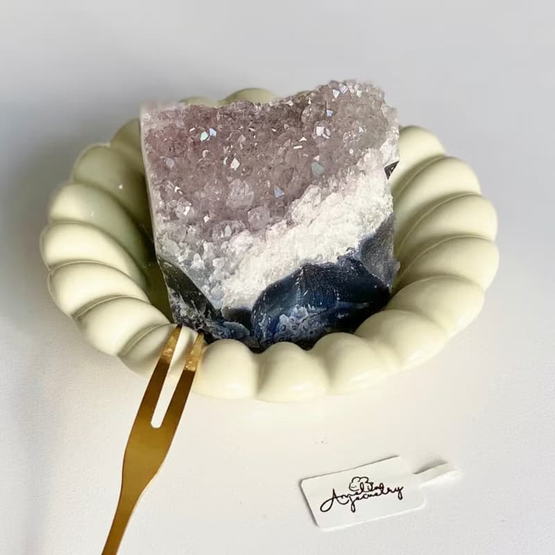 Crystal Corner 隅石丨原礦合集丨芋泥鮮奶蛋糕丨淨化丨療癒水晶