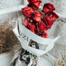 11朵厄瓜多玫瑰花束/小香風花束/香奈兒花束/永生花束/不凋花花束