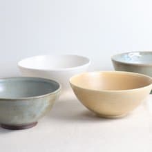 多彩灰釉碗