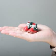 【穎川手創】🎄聖誕節限定迷你小鞋吊飾🎄聖誕禮物/交換禮物/鑰匙圈/Christmas gift