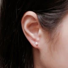 經典迷你珍珠耳環 3.5mm (單支 可改夾式)