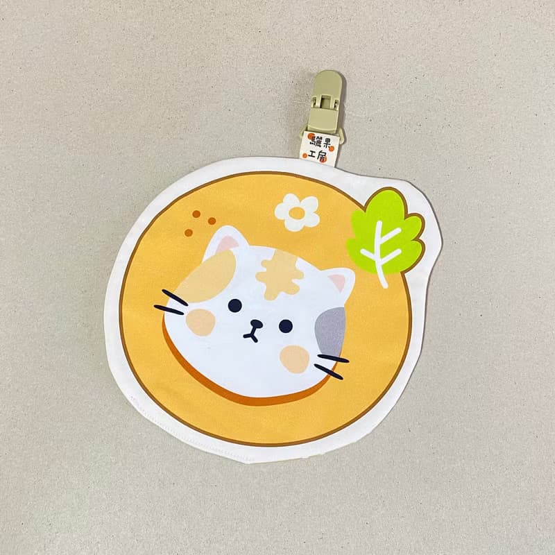 橘子貓咪 | 造型手帕巾 |