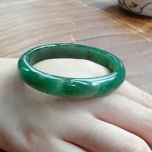 老坑綠翡翠貴妃鐲手鐲 | 16圍 | 天然緬甸玉翡翠A貨 | 送禮