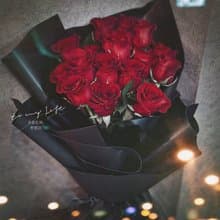 炙愛紅玫瑰鮮花花束 | 情人節 生日 送禮首選 | 台北可自取