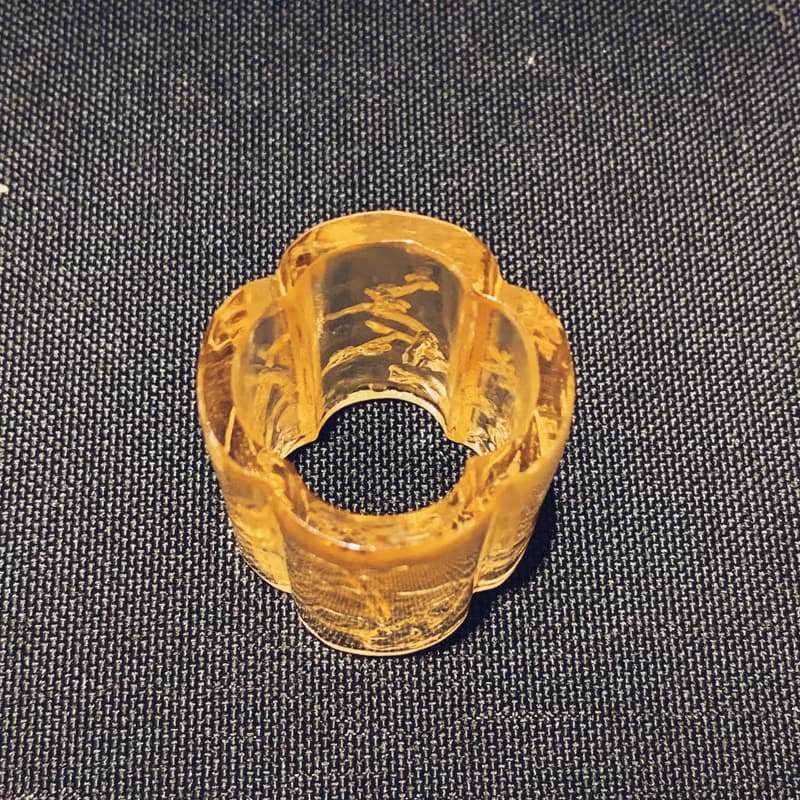 琉璃 四君子 蓋置