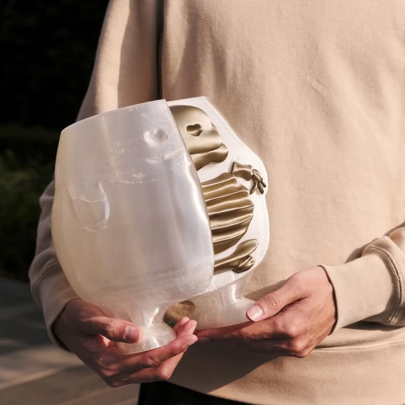 【半剖肥蛋】植物盆器 3d列印盆器 原創設計 塊根盆 多肉盆 膠盆