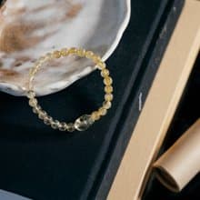 【Montagne】貔貅 | 黃水晶。金髮晶手鍊