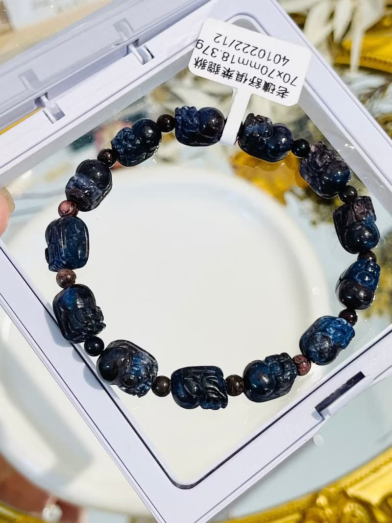 天然舒俱萊貔貅招財財富手鍊18.37g預防癌症淨利達化全身脈輪負能