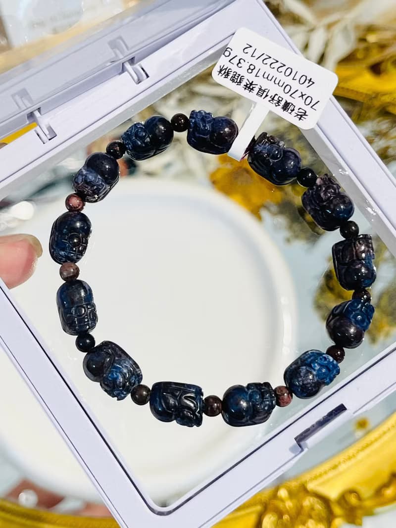 天然舒俱萊貔貅招財財富手鍊18.37g預防癌症淨利達化全身脈輪負能