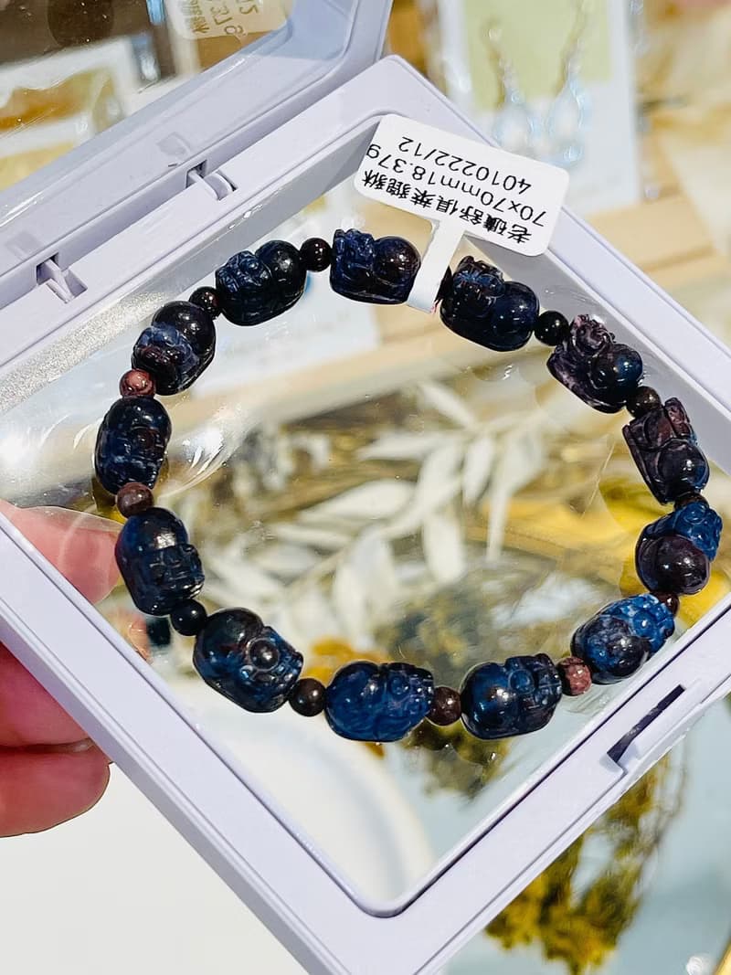 天然舒俱萊貔貅招財財富手鍊18.37g預防癌症淨利達化全身脈輪負能