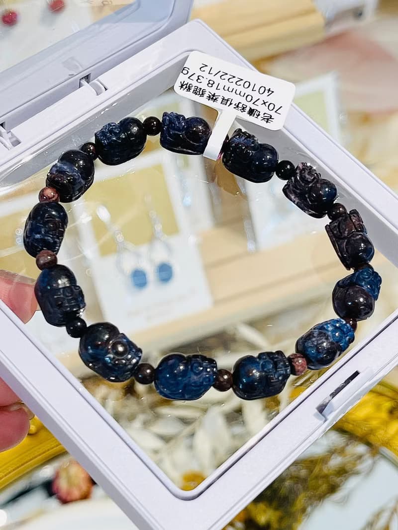 天然舒俱萊貔貅招財財富手鍊18.37g預防癌症淨利達化全身脈輪負能