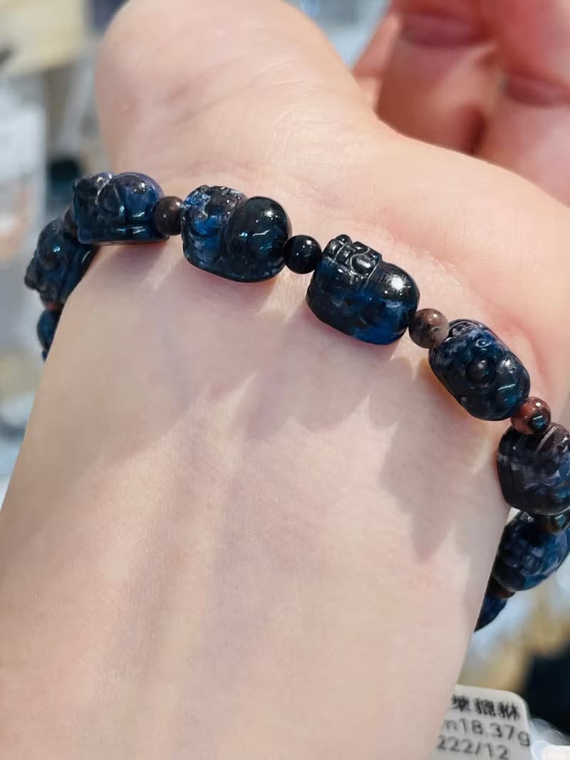 天然舒俱萊貔貅招財財富手鍊18.37g預防癌症淨利達化全身脈輪負能