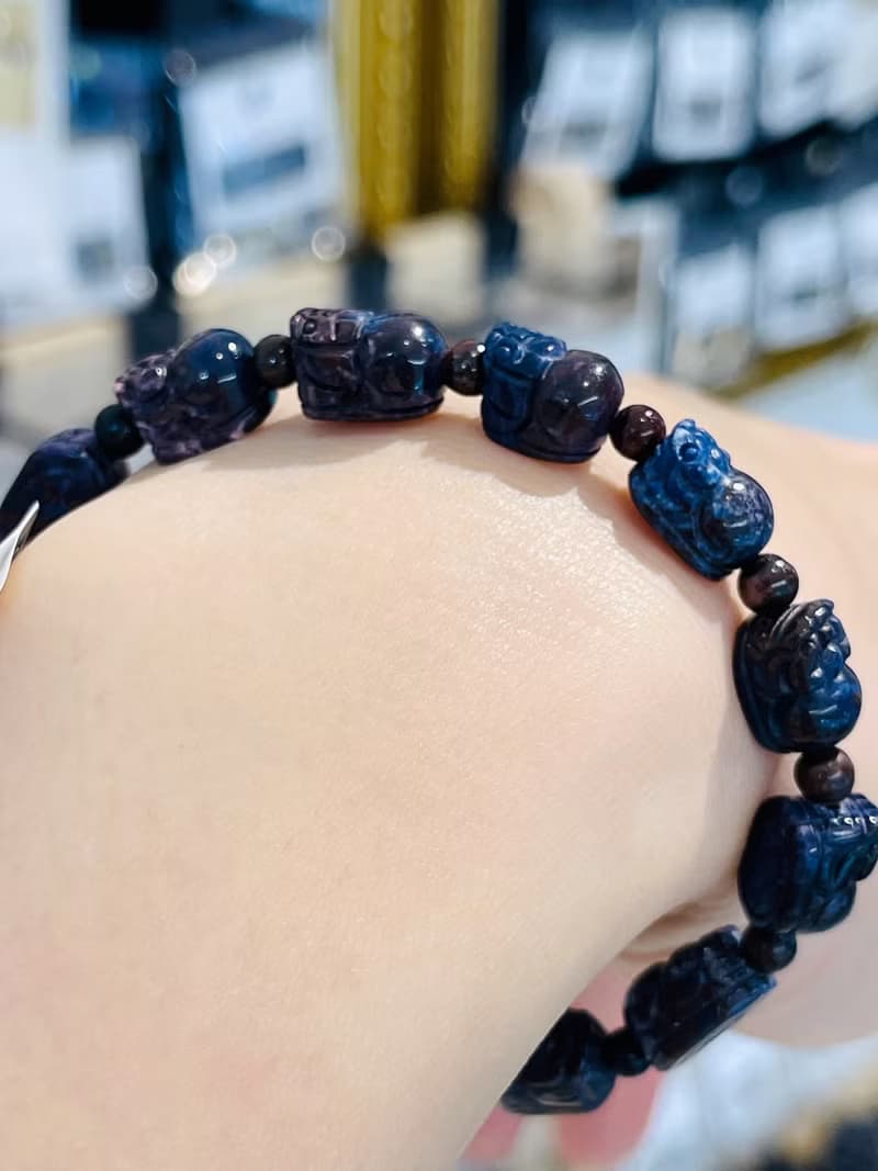 天然舒俱萊貔貅招財財富手鍊18.37g預防癌症淨利達化全身脈輪負能