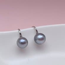 高跟鞋款 海水珍珠 akoya 真多麻 純銀耳環