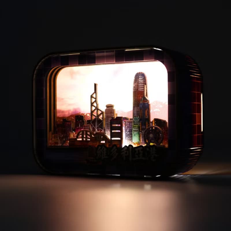 香港景點小夜燈 - 維多利亞港 送禮 伴手禮 香港手信